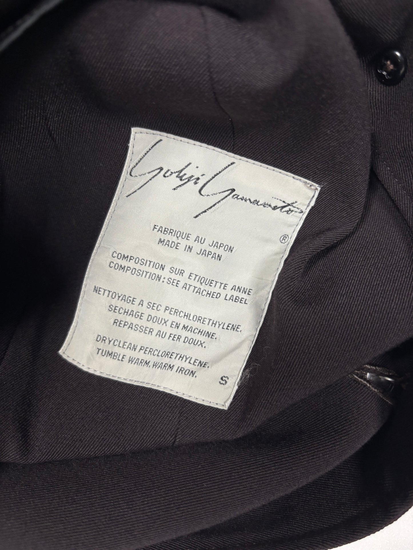 Yohji Yamamoto Pour Homme Coat (M)