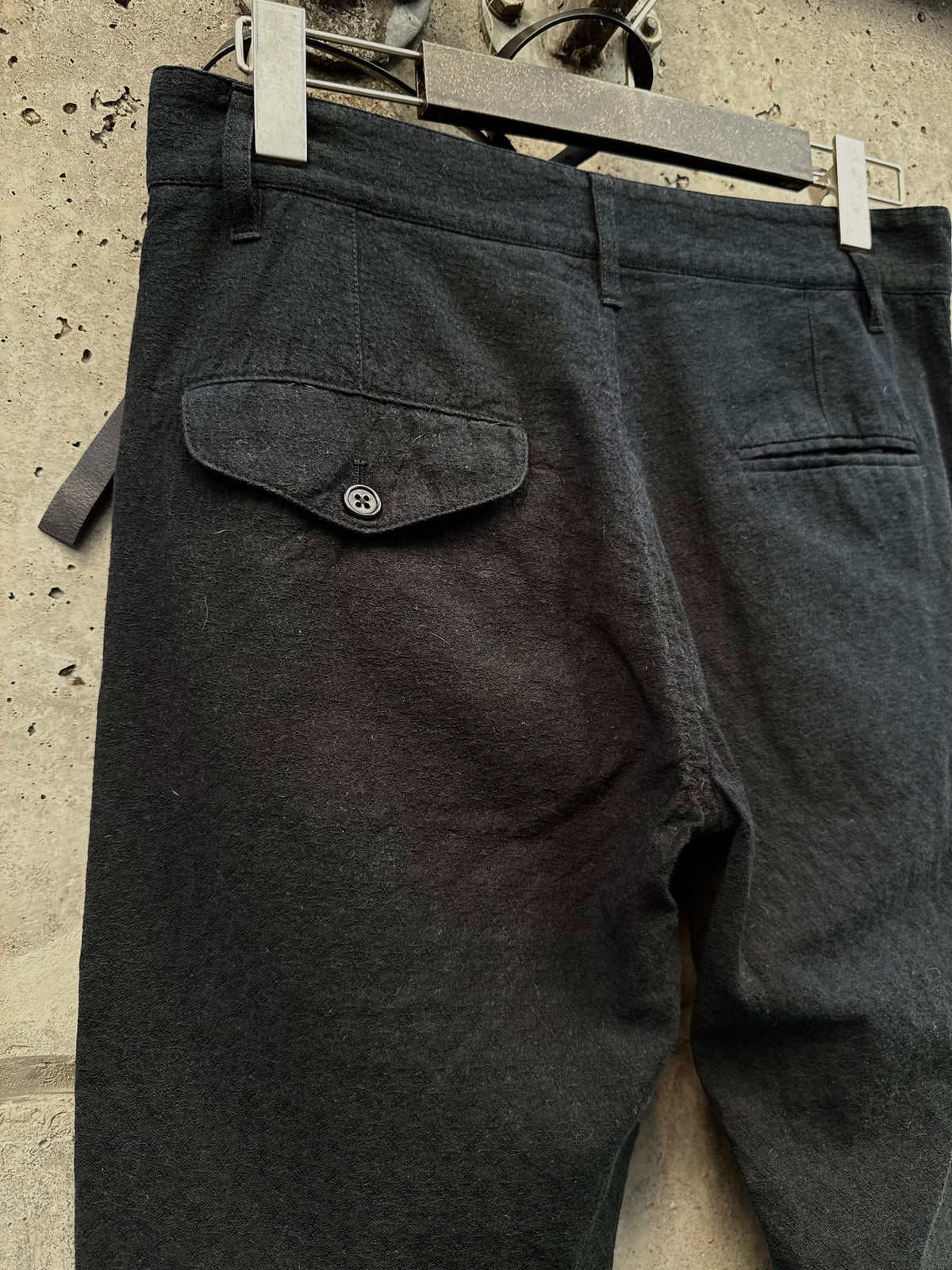 SS/15 Ann Demeulemeester Textured Tapered Trousers (XS)