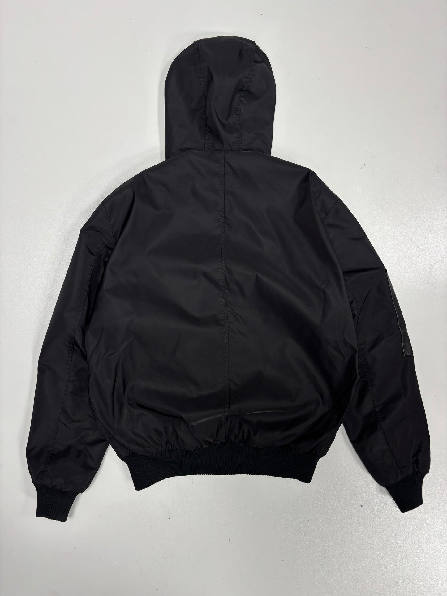 Hooded Zip Bomber Jacket (M)