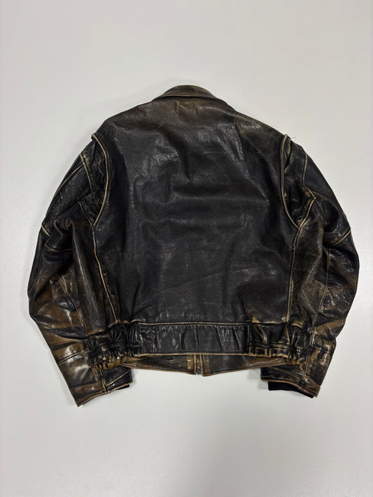 1990’s Faded Aviator Leather Jacket (L)