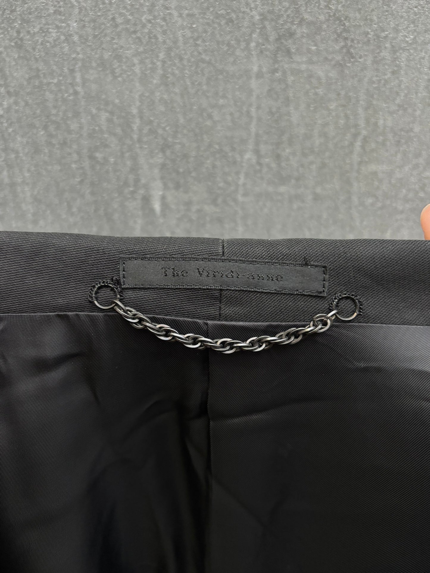 SS/06 The Viridi-Anne Seamless-Lapel Suit (S)