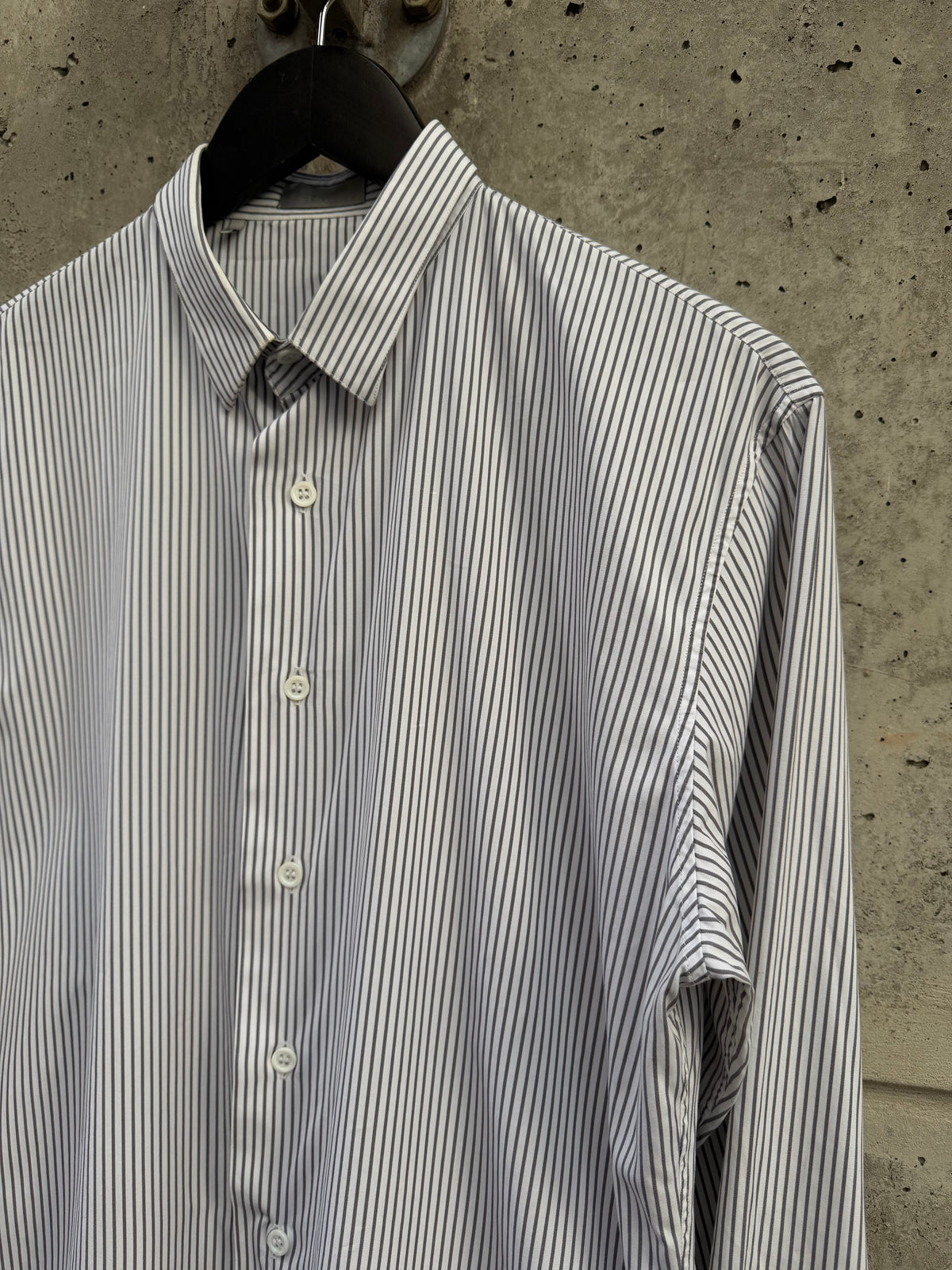 SS/07 Dior By Hedi Slimane Pin Striped Shirt (40)