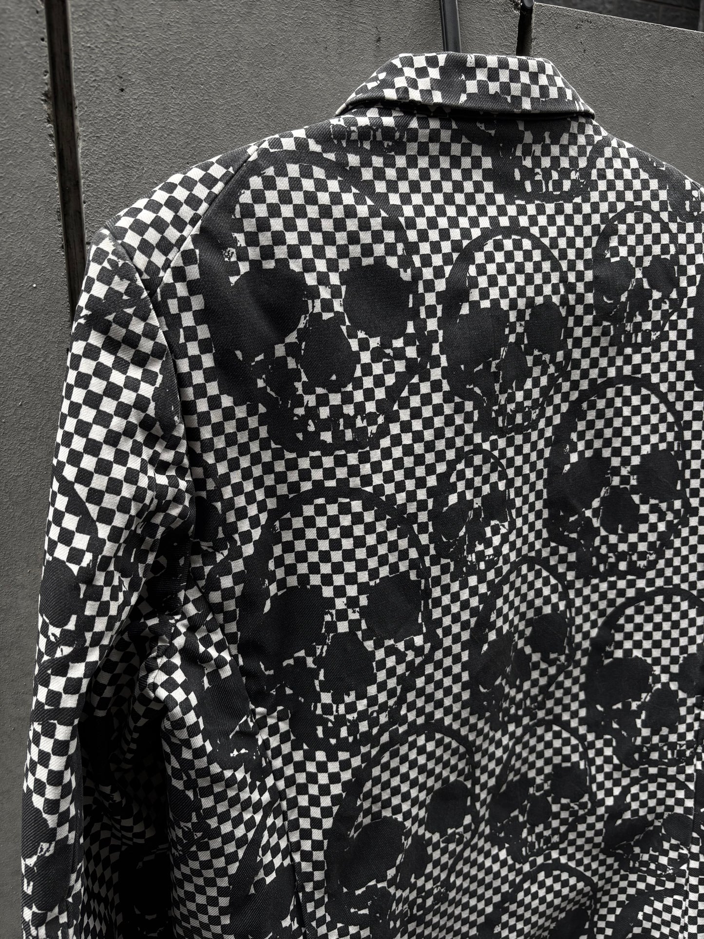 SS/11 Comme des Garçons Homme Plus Skull of Life Check Blazer (S)