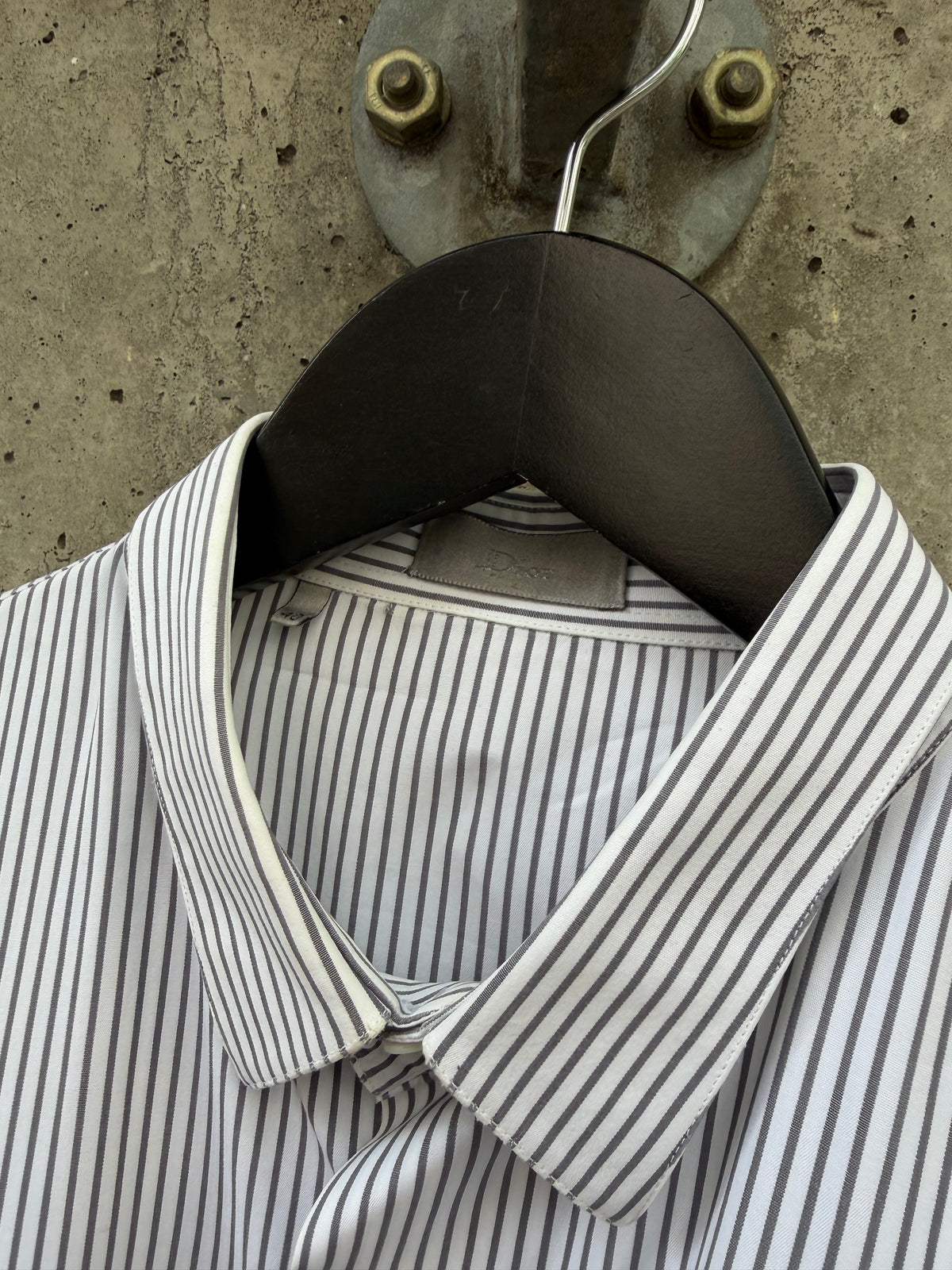 SS/07 Dior By Hedi Slimane Pin Striped Shirt (40)