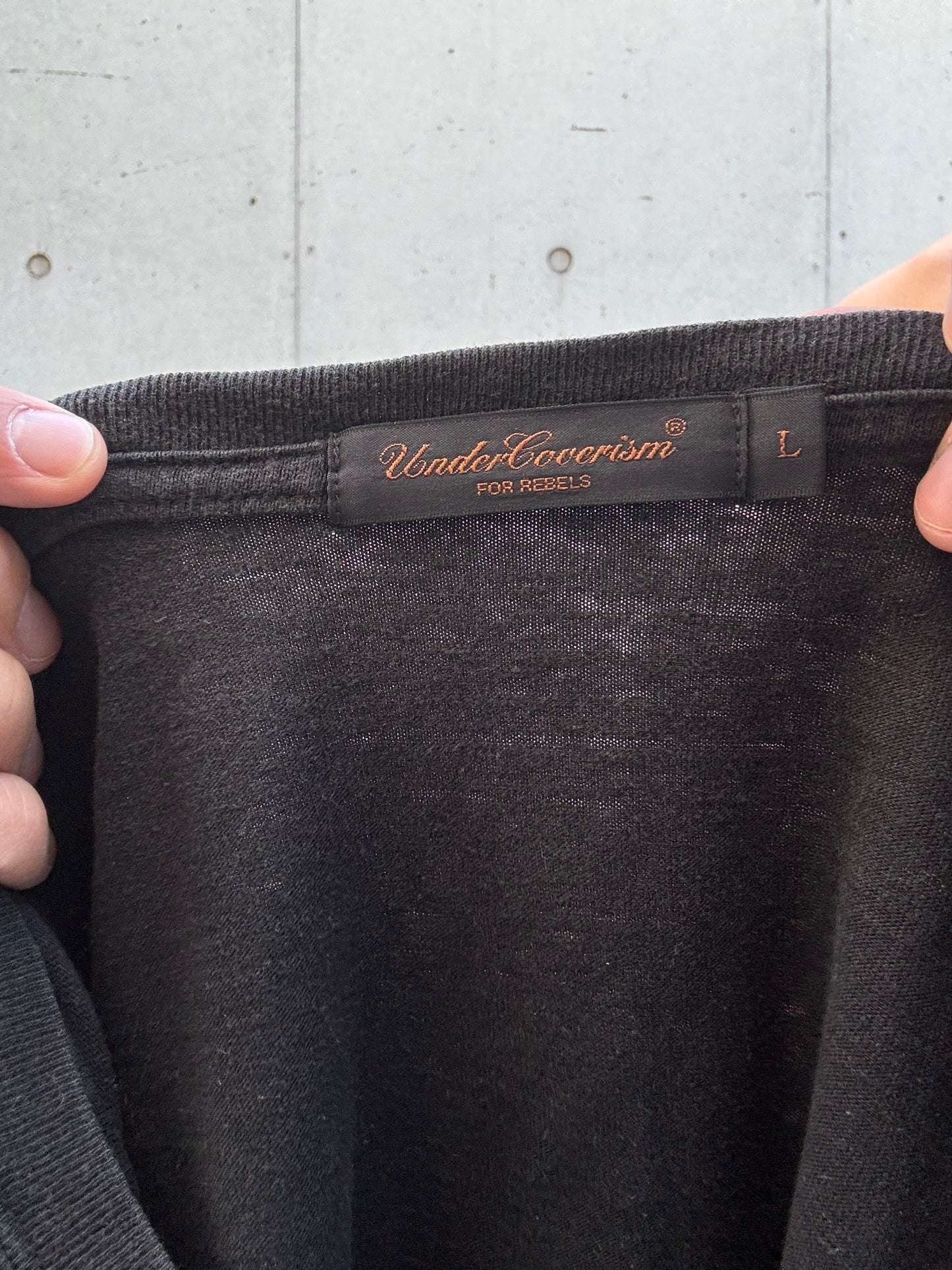 AW/03 Undercoverism Bin Laden/Bush Skull Tee (L)