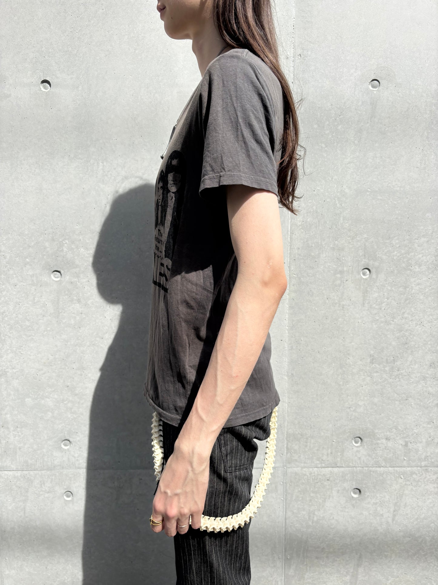 Hysteric Glamour Faded Brown Ramones Tee (M)