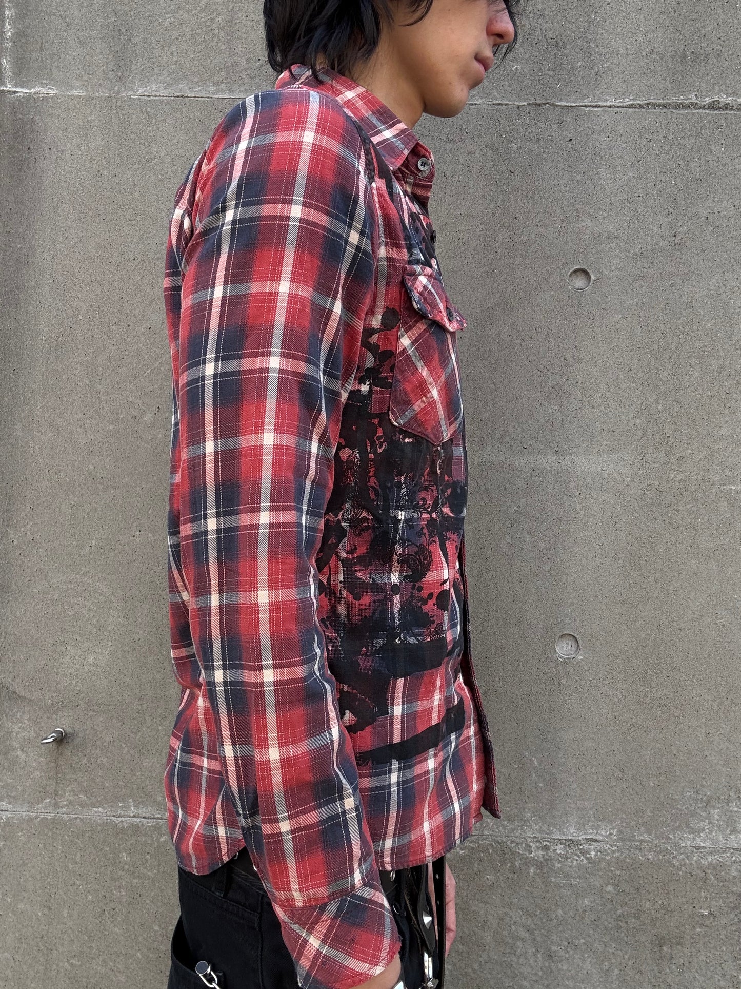 Hysteric Glamour Skull Woodchopper Shirt (M)