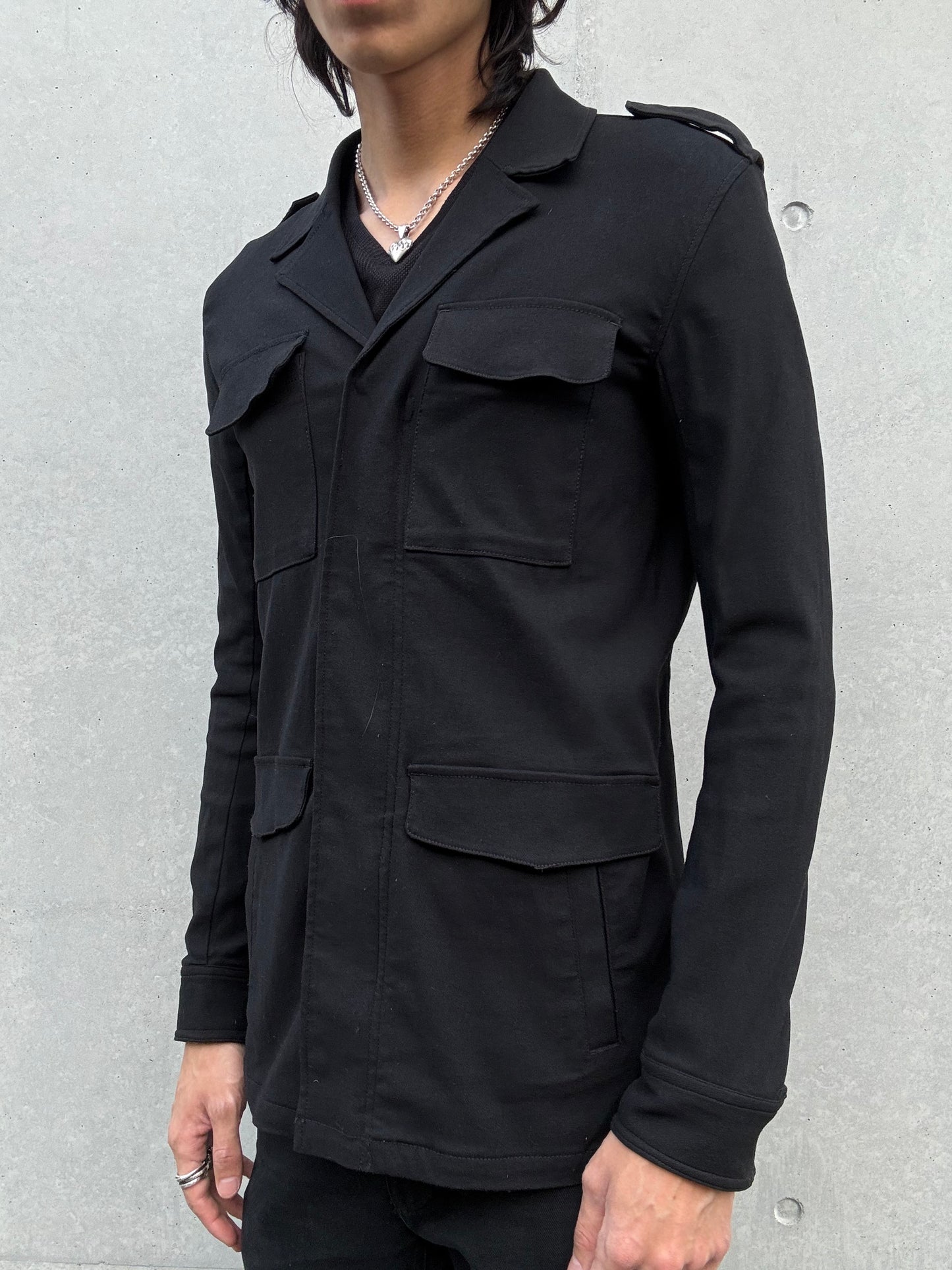 Semantic Design Slim Fit Military Jacket (L)