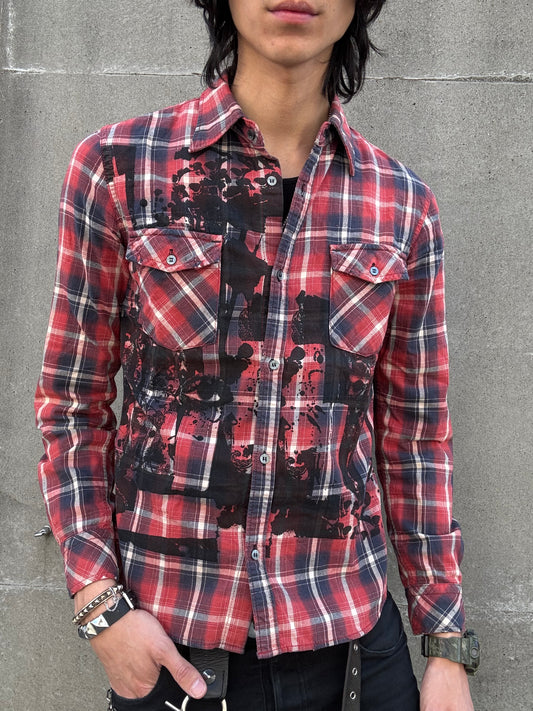 Hysteric Glamour Skull Woodchopper Shirt (M)