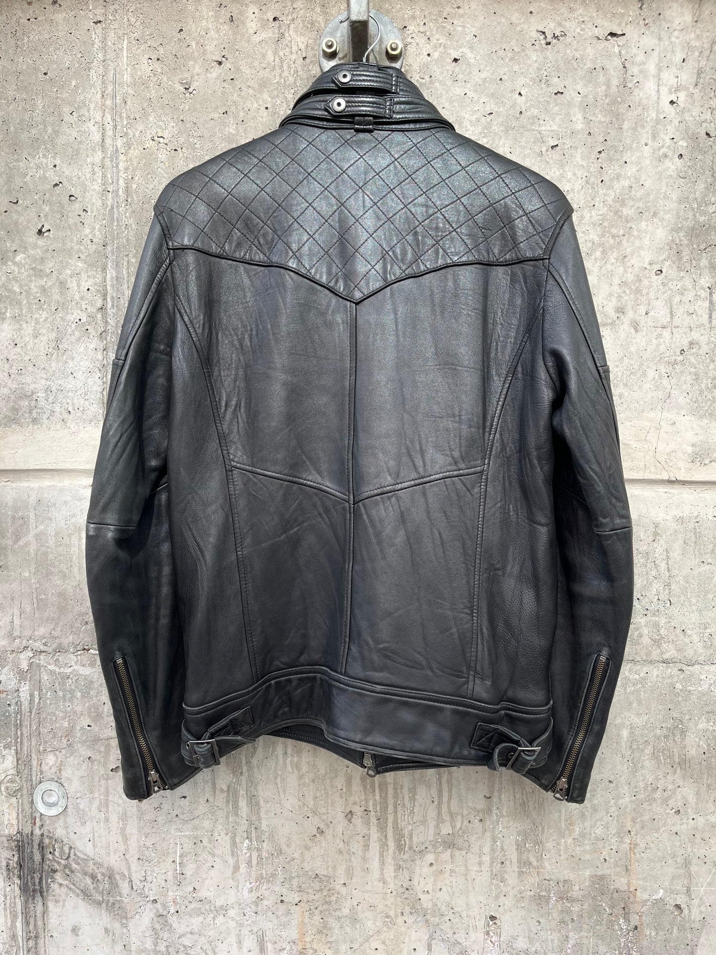 Jackrose Leather Zip Jacket (5)
