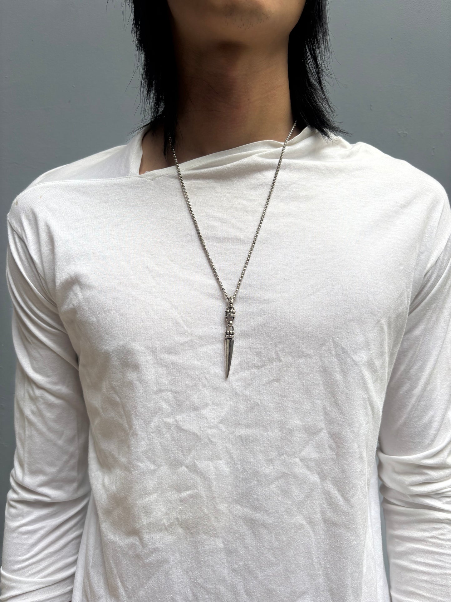 90‘s Y‘s by Yohji Asymmetrical Collar Longsleeve(M)