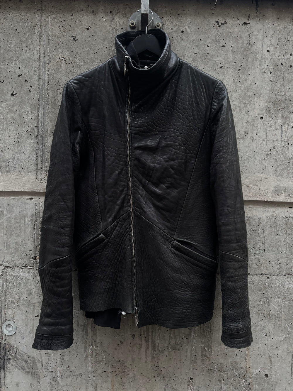 AW2008 Preach Asymmetrical Buffalo Leather Jacket (M)