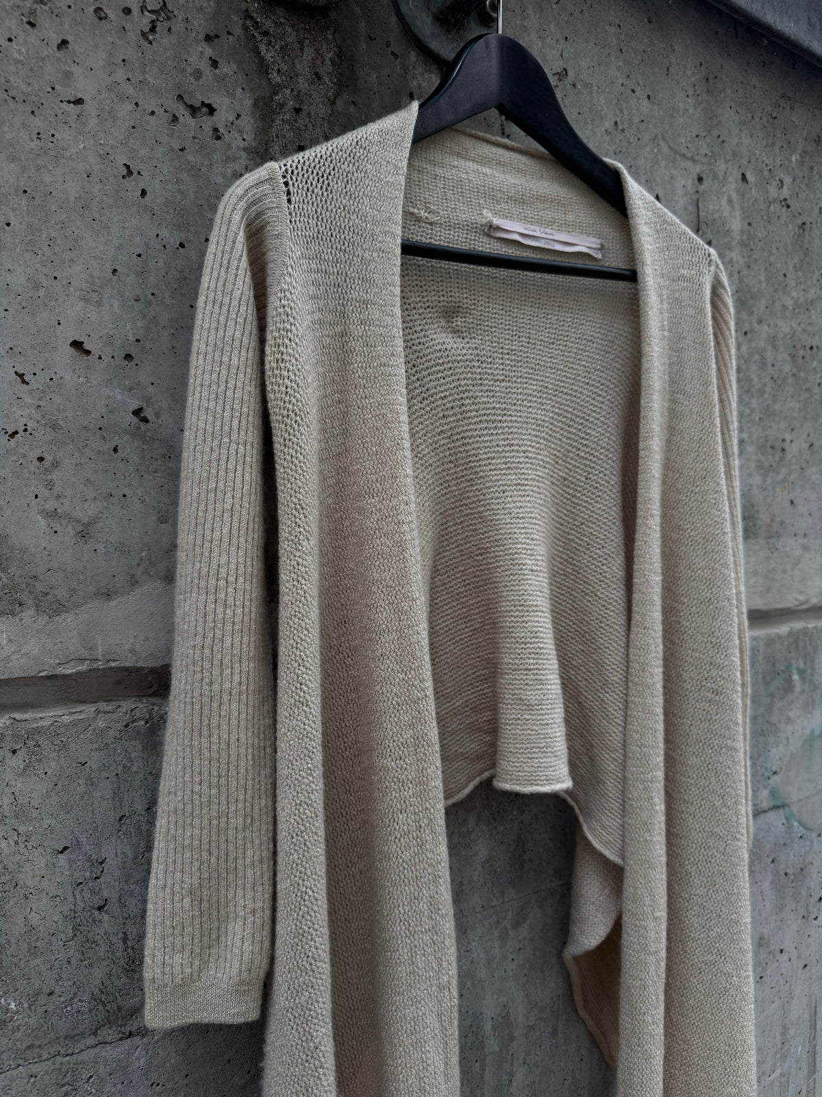 AW/05 Rick Owens Draped Knit Cardigan (S)