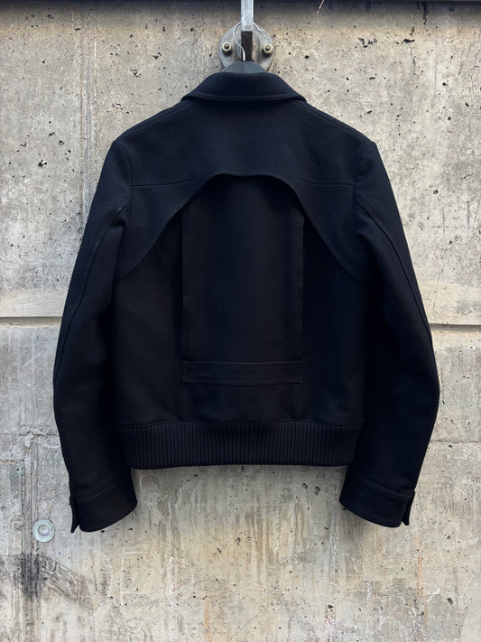 Dior Homme AW2006 Panel Layer Wool Bomber Jacket (48)