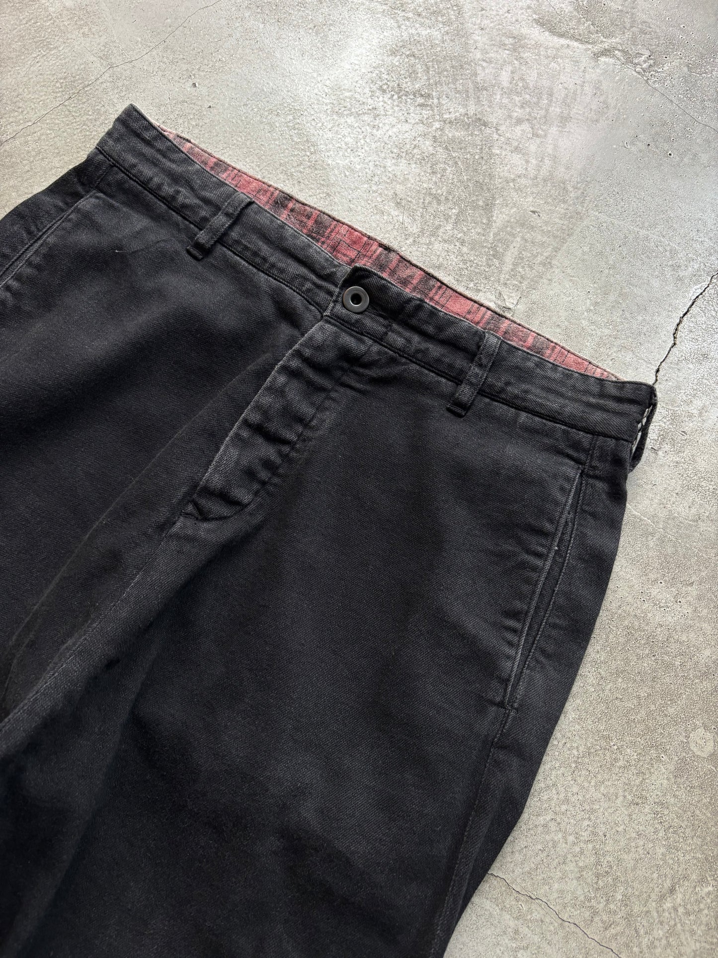 Isamu Katayama Backlash Darted Denim Shorts (30)