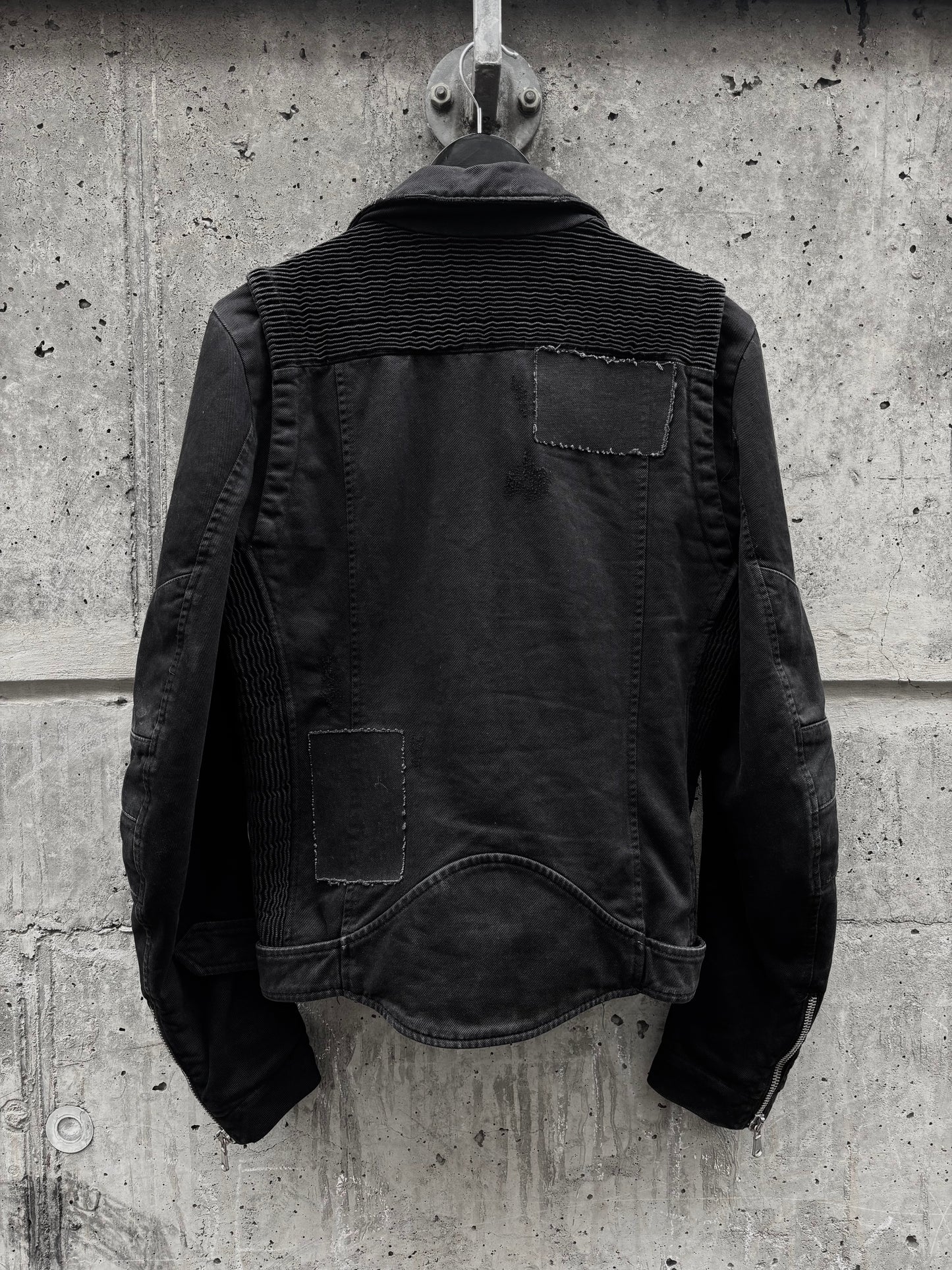 Balmain Perfecto Deconstructed Faded Black (48)