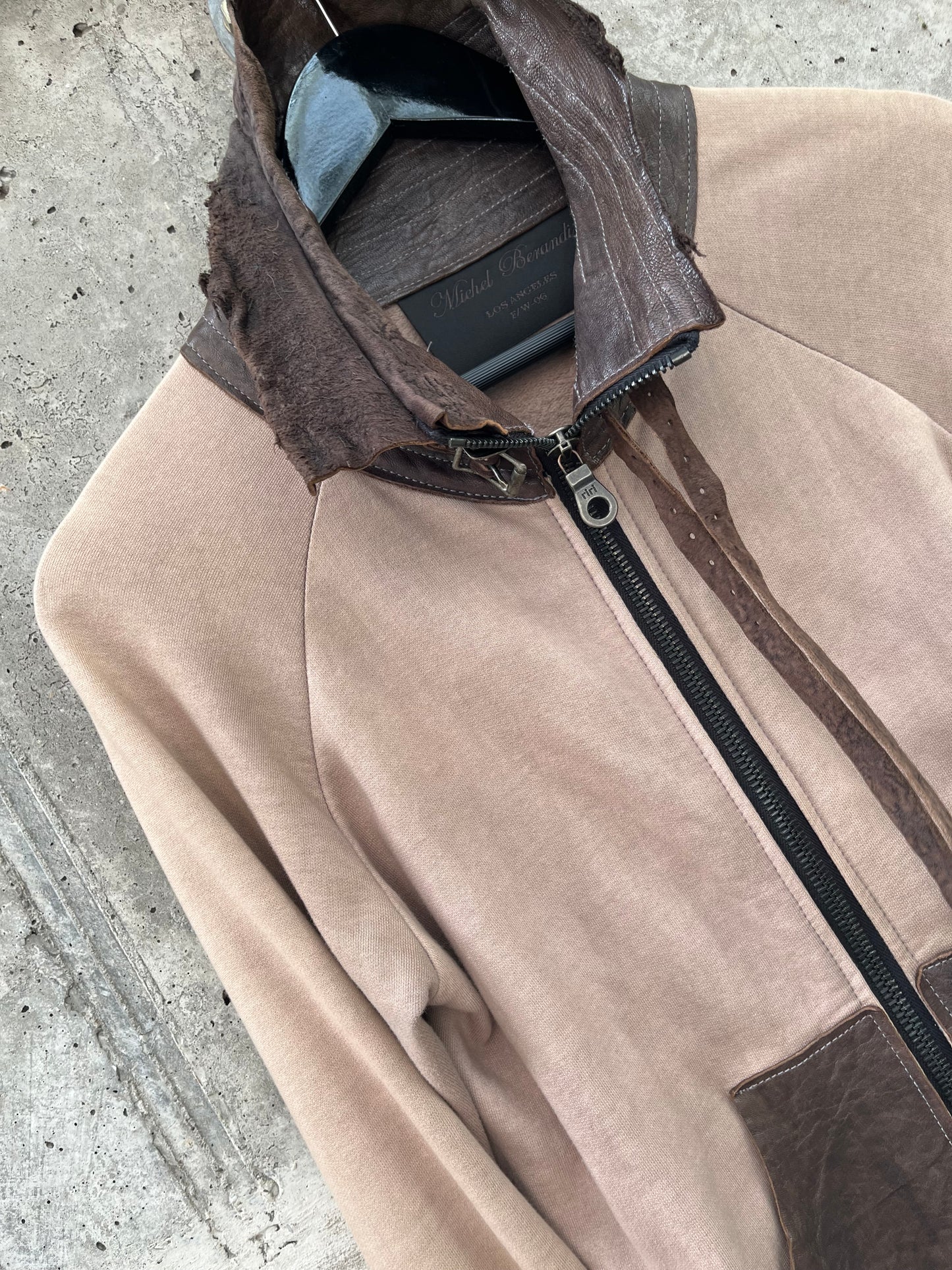AW/06 Michel Berandi Leather Jacket (XS)