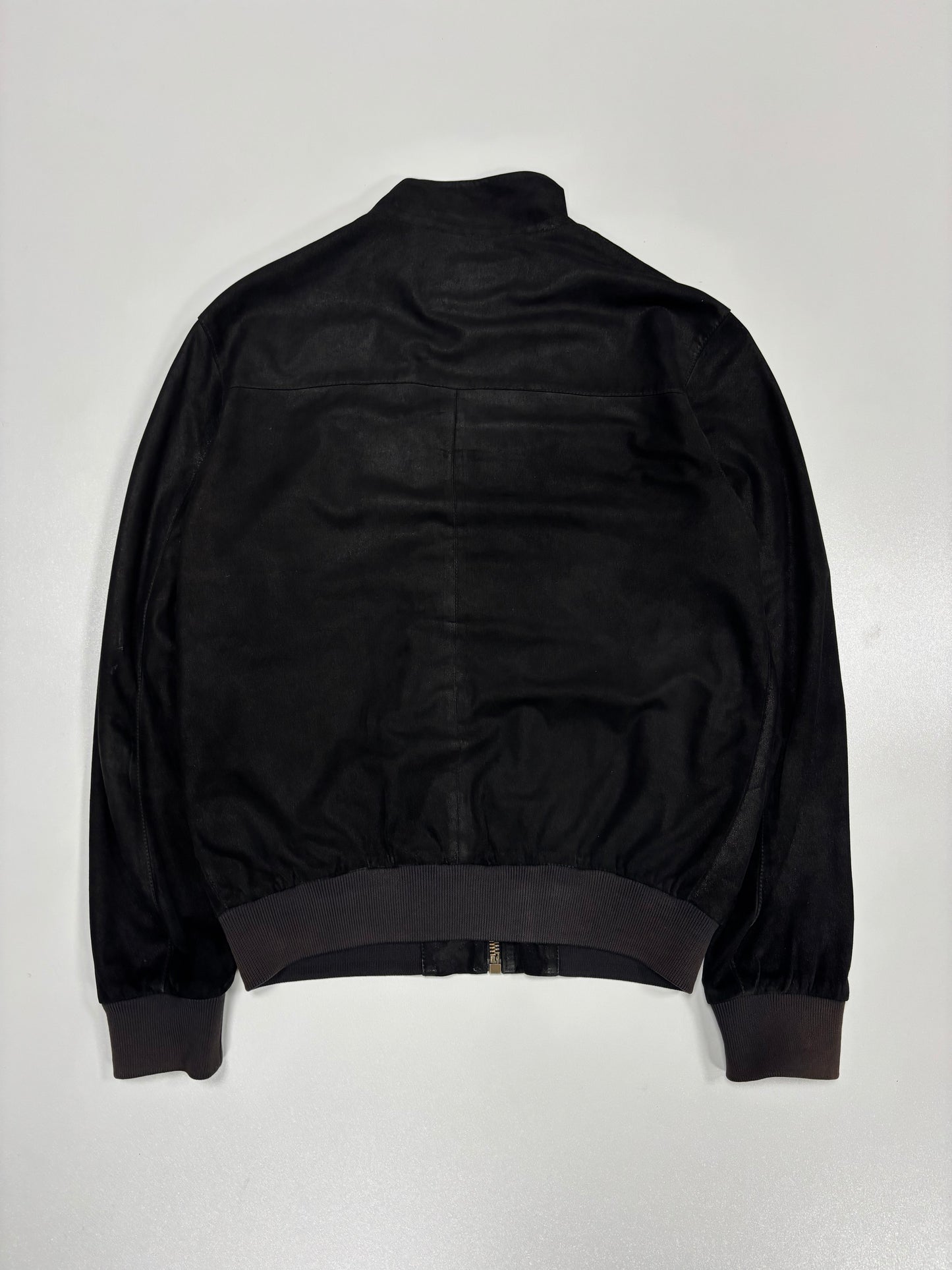 SS10 McQ by Alexander McQueen Suede Leather Blouson Jacket (M)