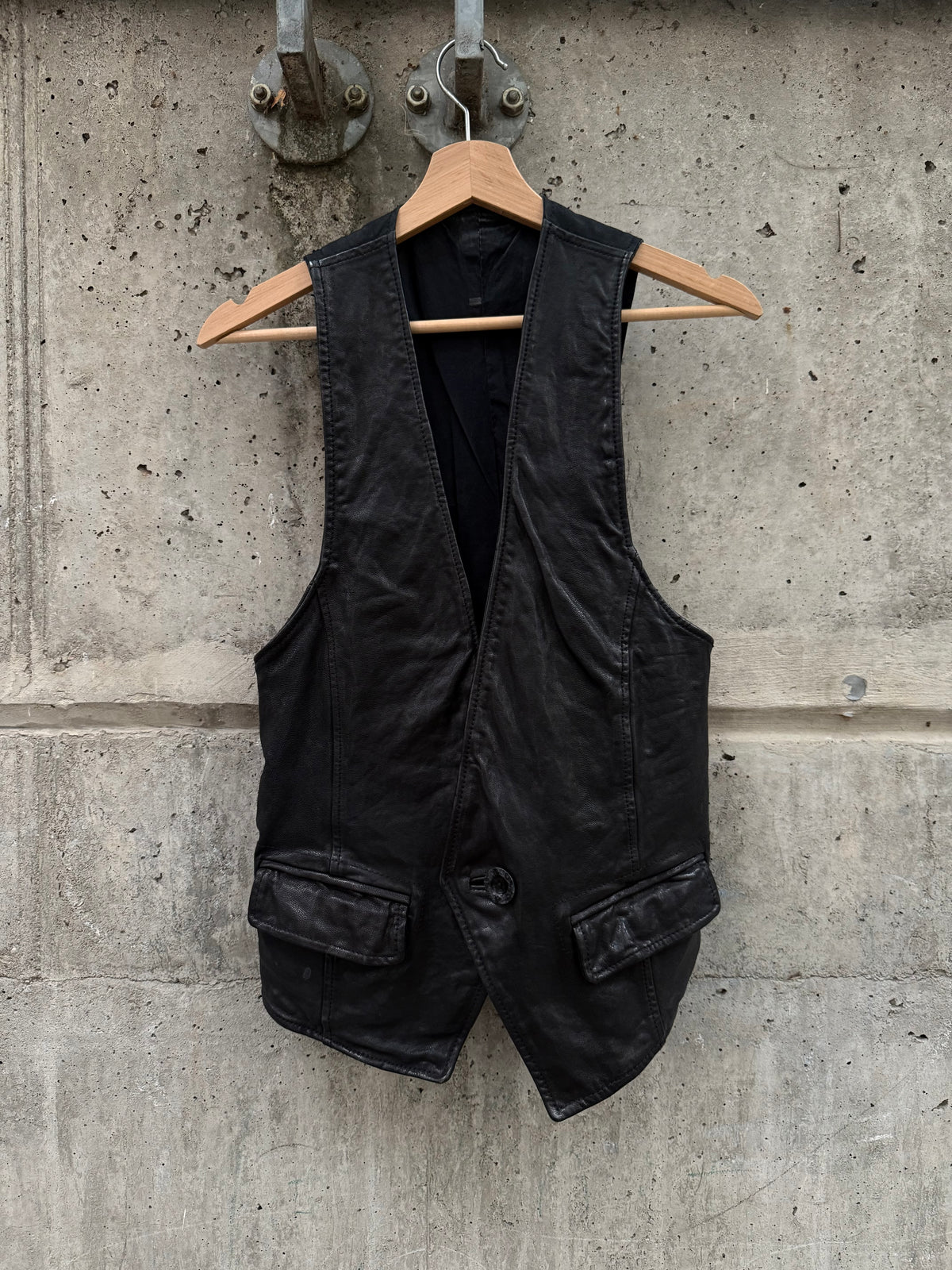 Buffalo Bobs Goat Leather Vest (1)