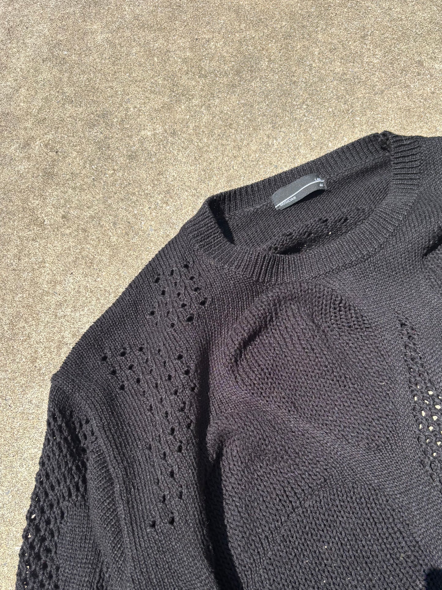 Lad Musician Perforated Sweater  (L)