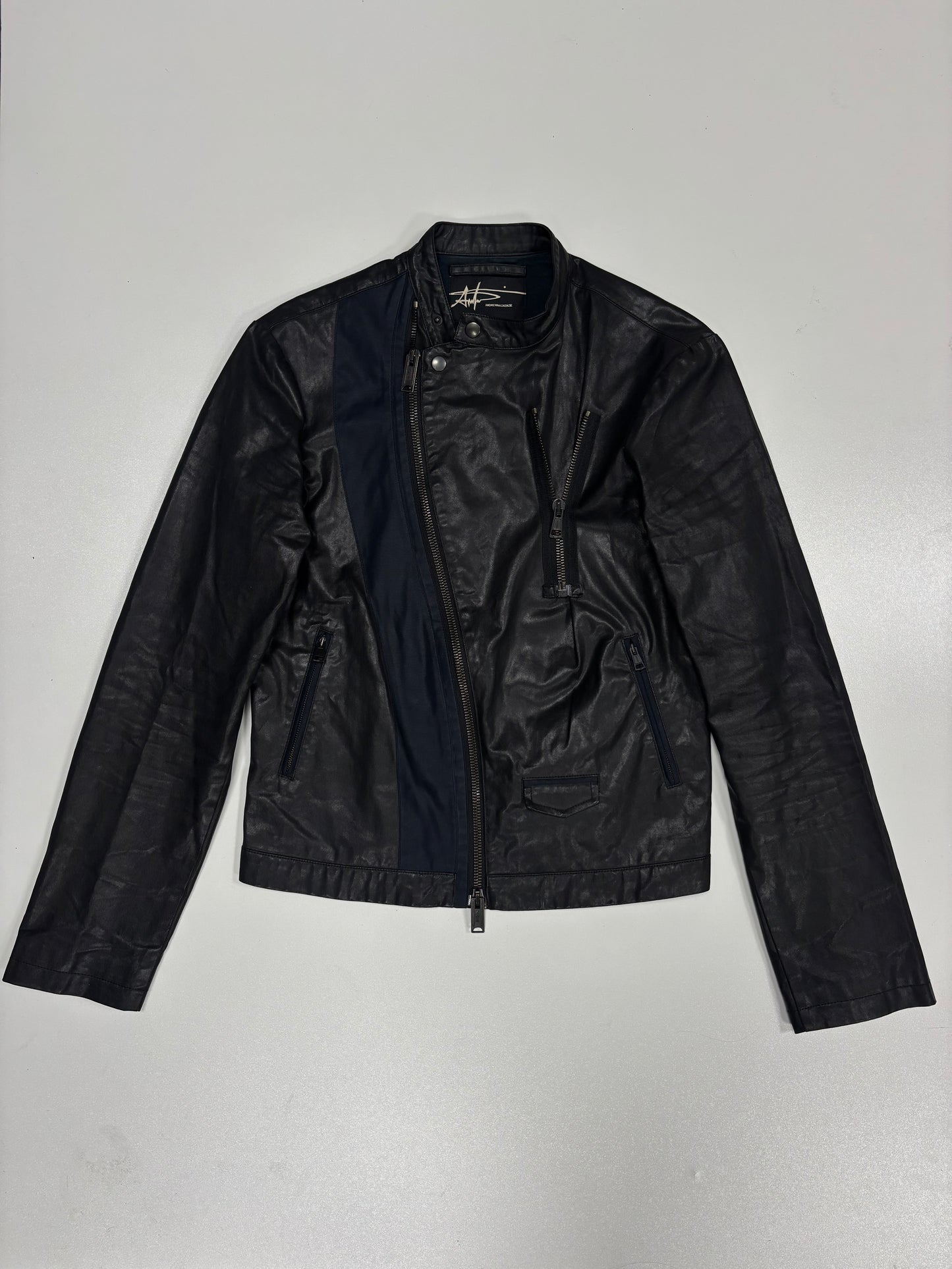 Andrew Mackenzie Waxed Wavy Rider Jacket (L)