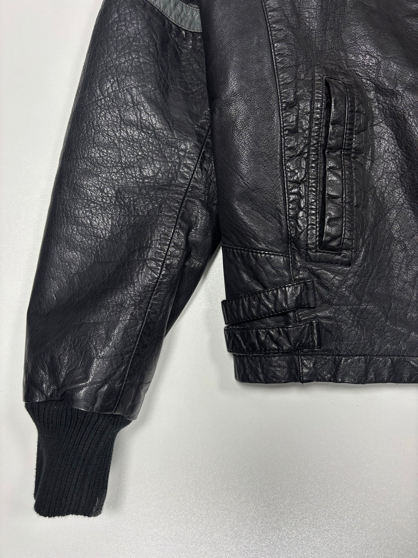 1990‘s Jean’s Paul Gaultier Rider Leather Jacket (48)