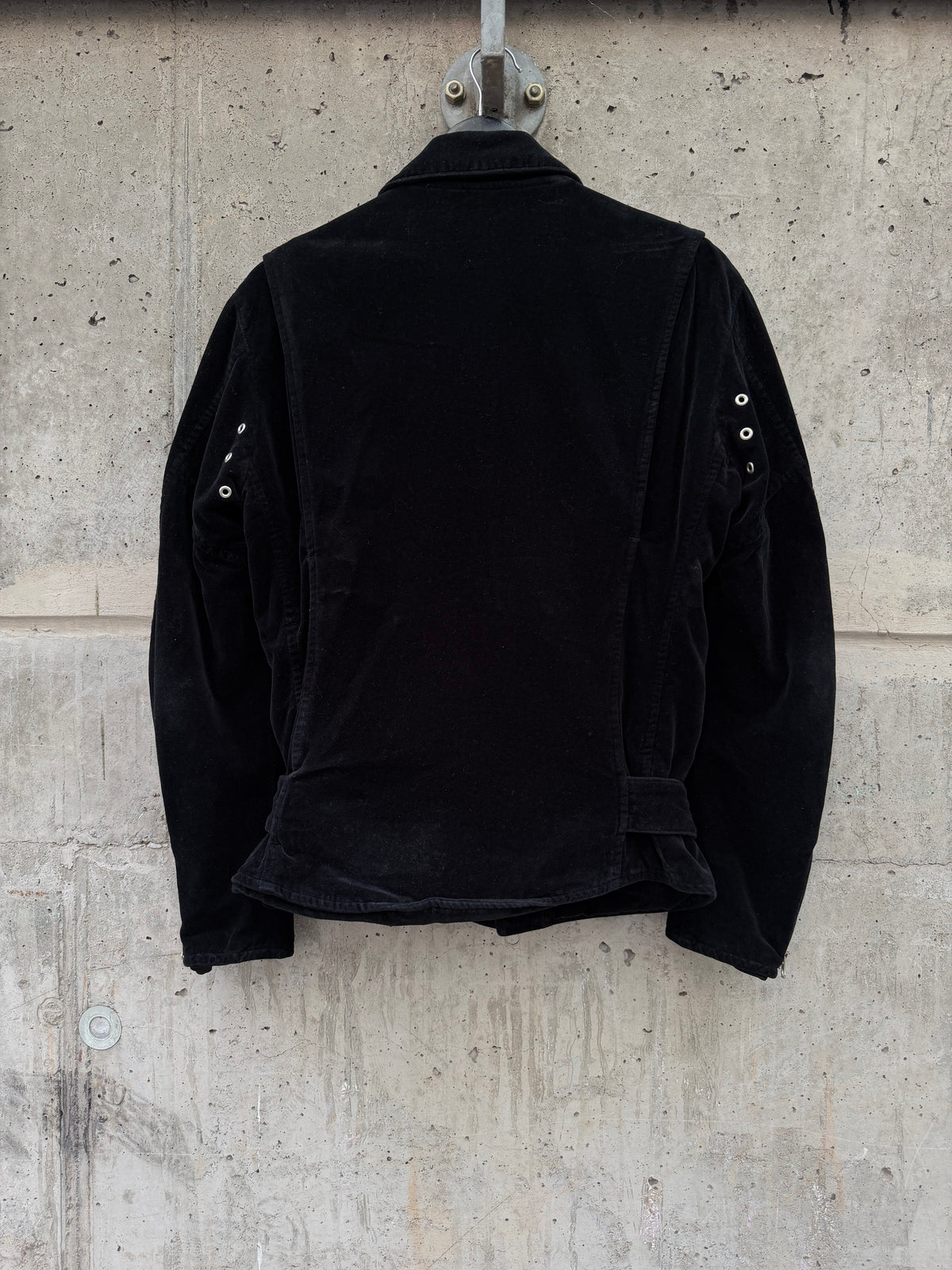AW/2007 Junya Watanabe Velvet Perfecto Biker Jacket (S)