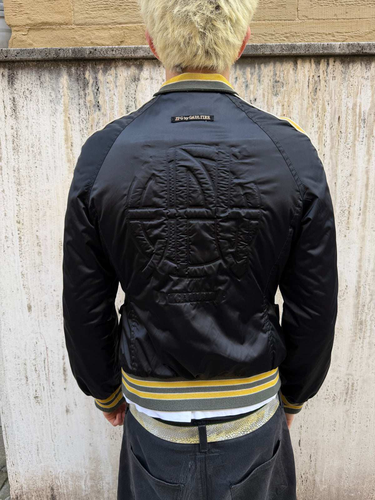 AW/99 Jean Paul Gaultier Quilted Varsity Bomber (M)