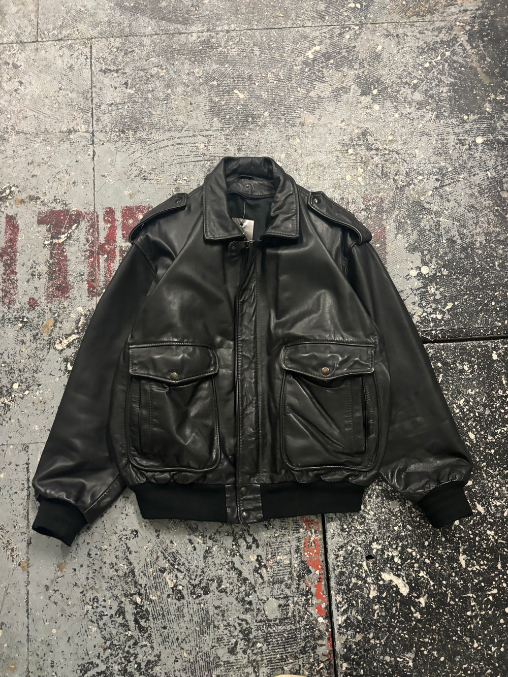 90s Aviator Bomber Jacket