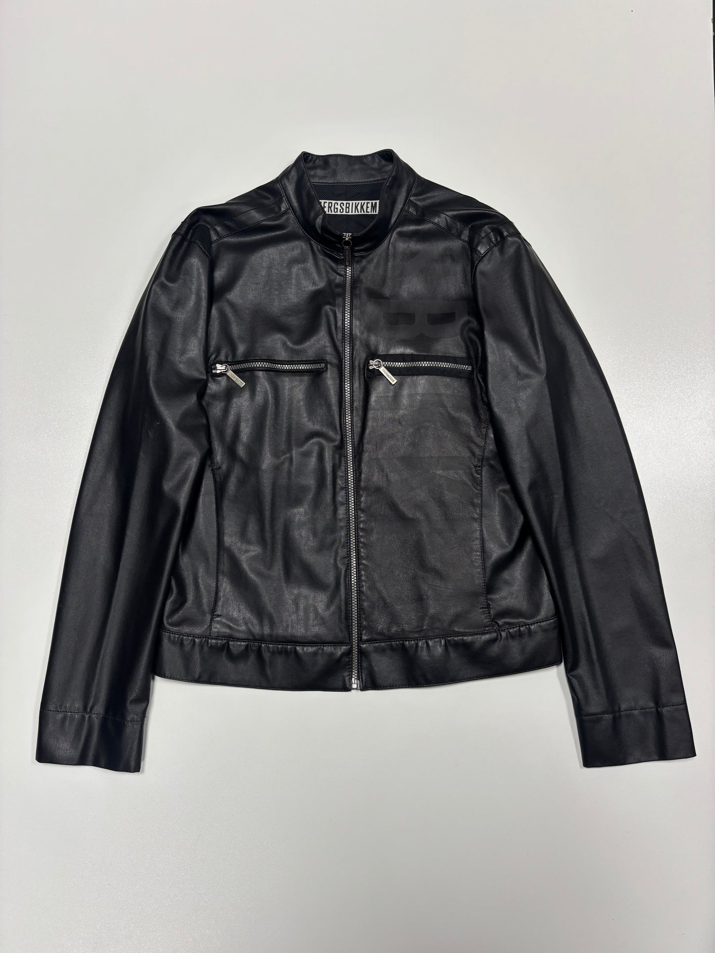 Bikkembergs Leather Jacket (M)
