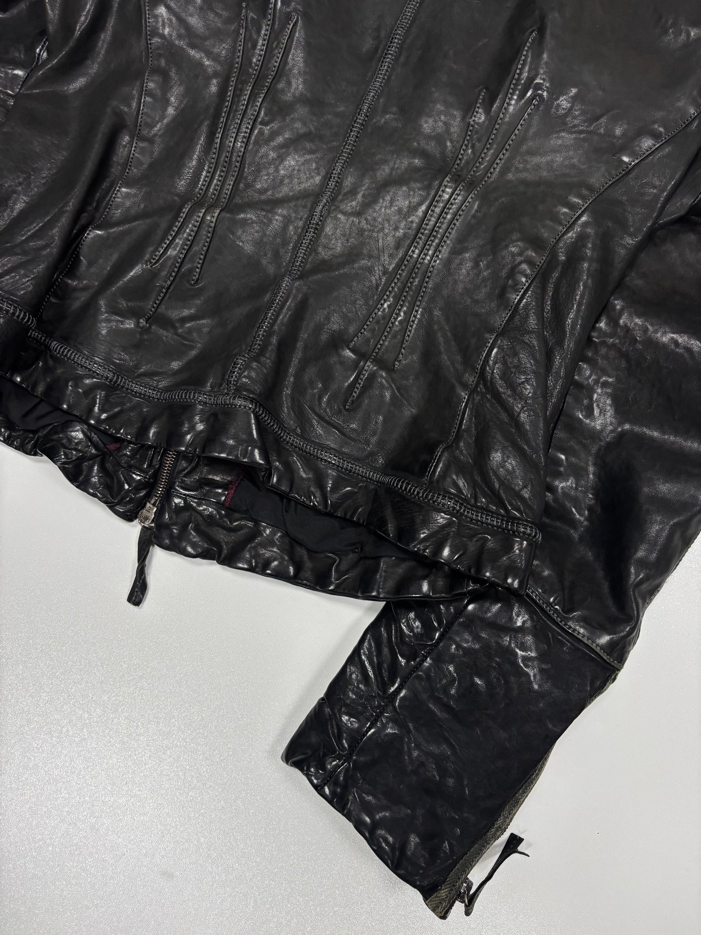 AW2007 Emporio Armani Leather Jacket (S)