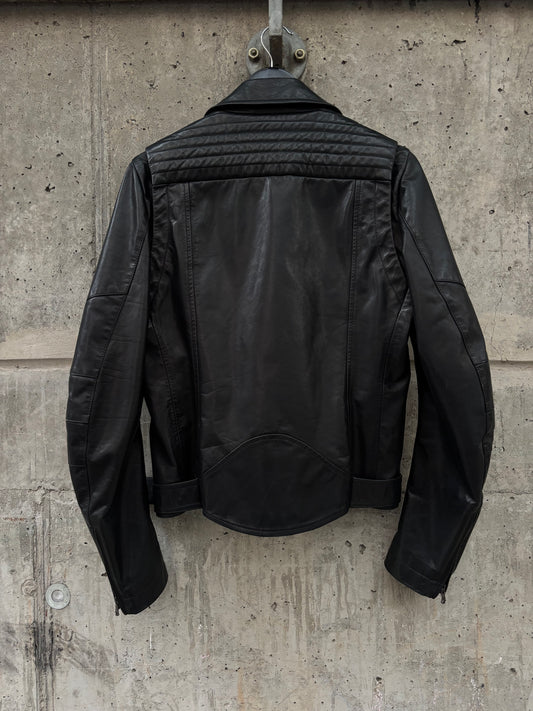 SS/13 Pierre Balmain Biker Leather Jacket (48)