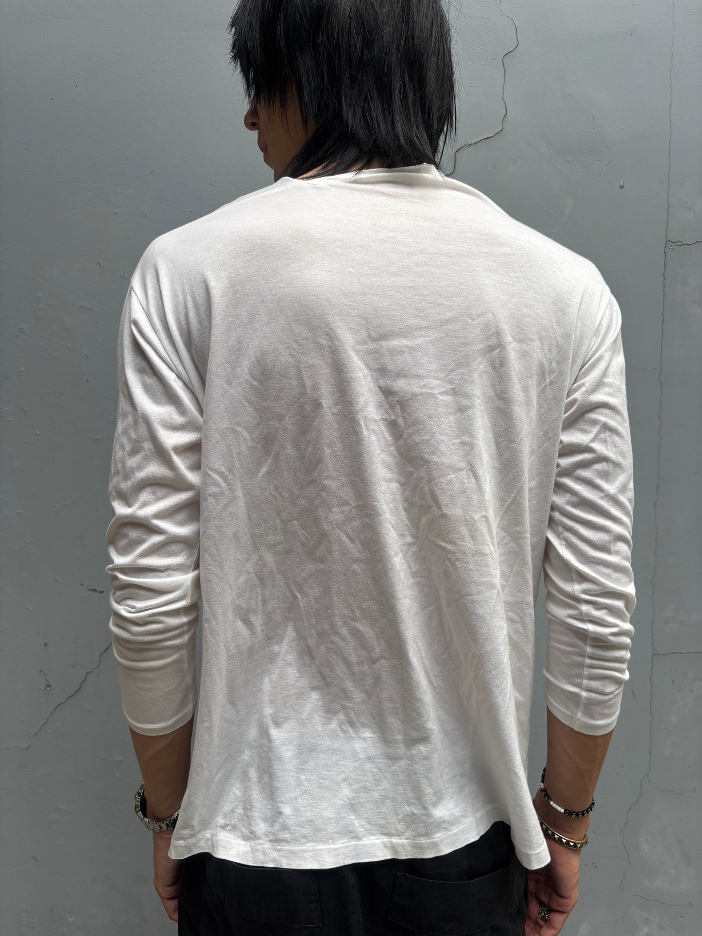 90‘s Y‘s by Yohji Asymmetrical Collar Longsleeve(M)