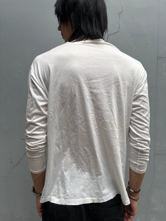 90‘s Y‘s by Yohji Asymmetrical Collar Longsleeve(M)