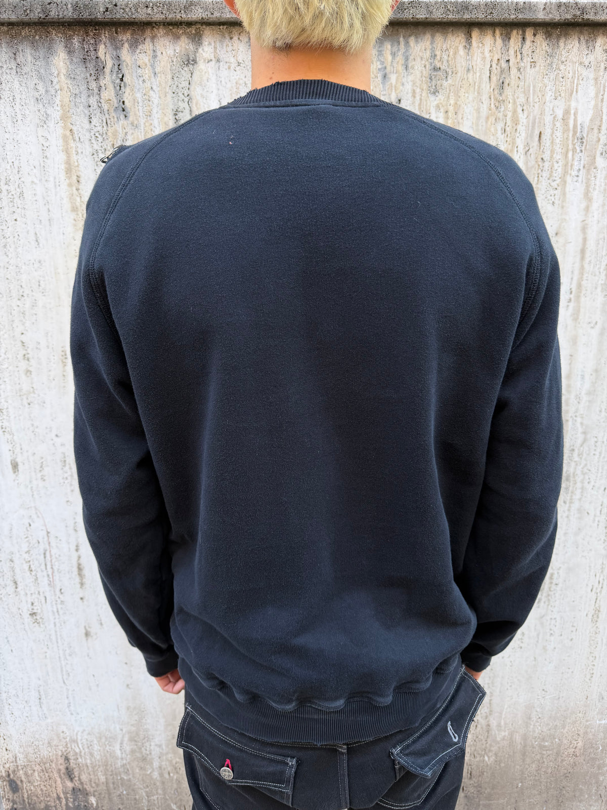 Pierre Balmain Multi Zip Crewneck Sweatshirt (XL)