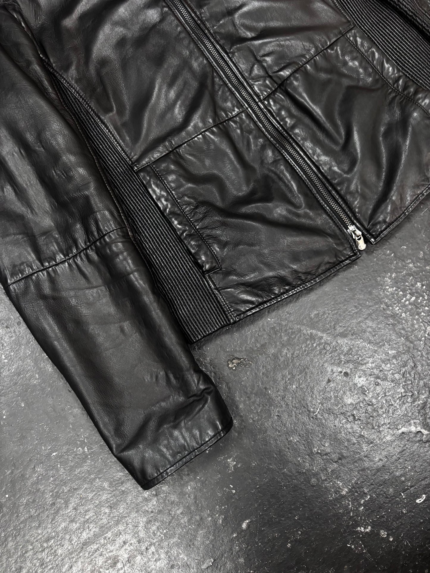 Armani Collezioni Leather Jacket (M)