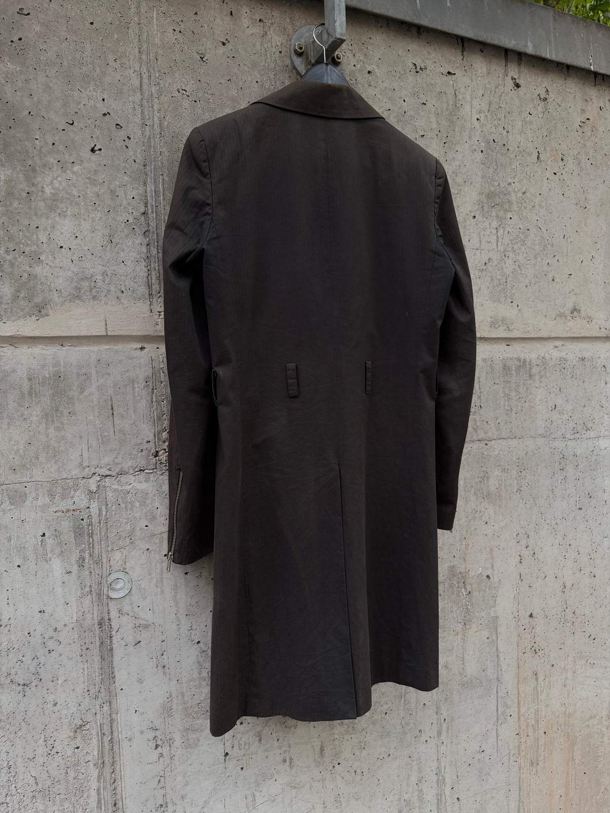 SS/98 Raf Simons „Black Palms“ Zip-Lapel Coat (48)