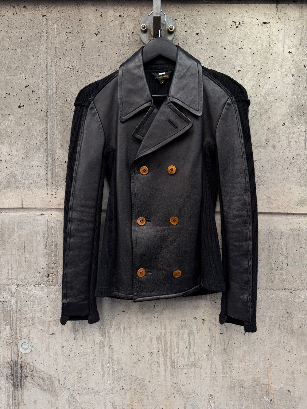 AW/2002 Comme des Garçons Split Fabric Caban (S)