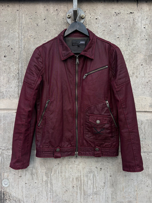 Abordage by Hiromu Takahara Skull Waxed Jacket (S)
