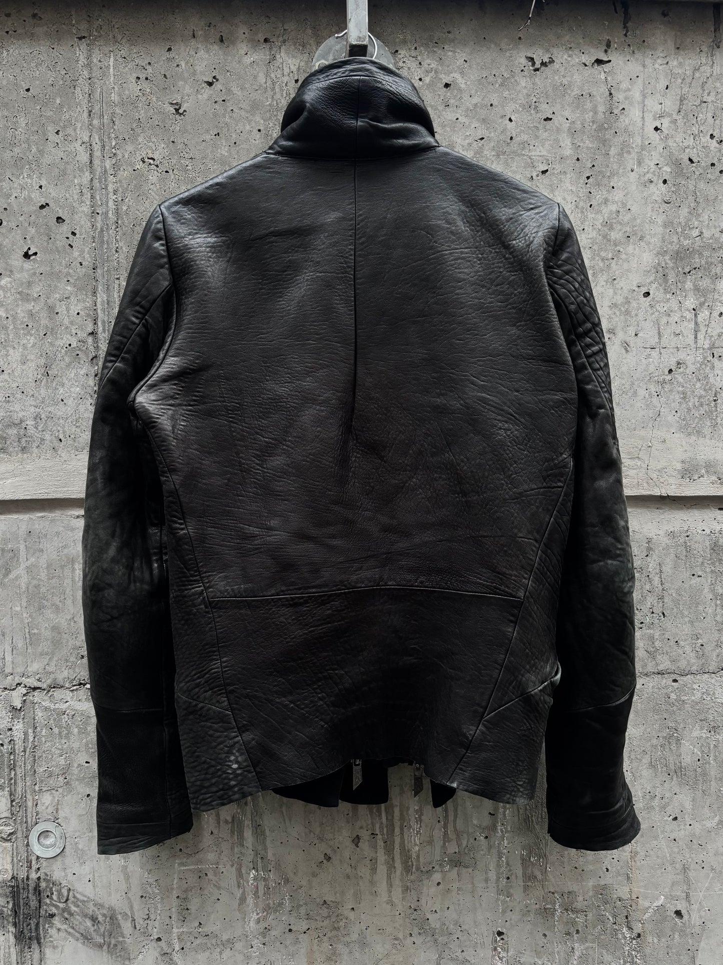 AW2008 Preach Asymmetrical Buffalo Leather Jacket (M)