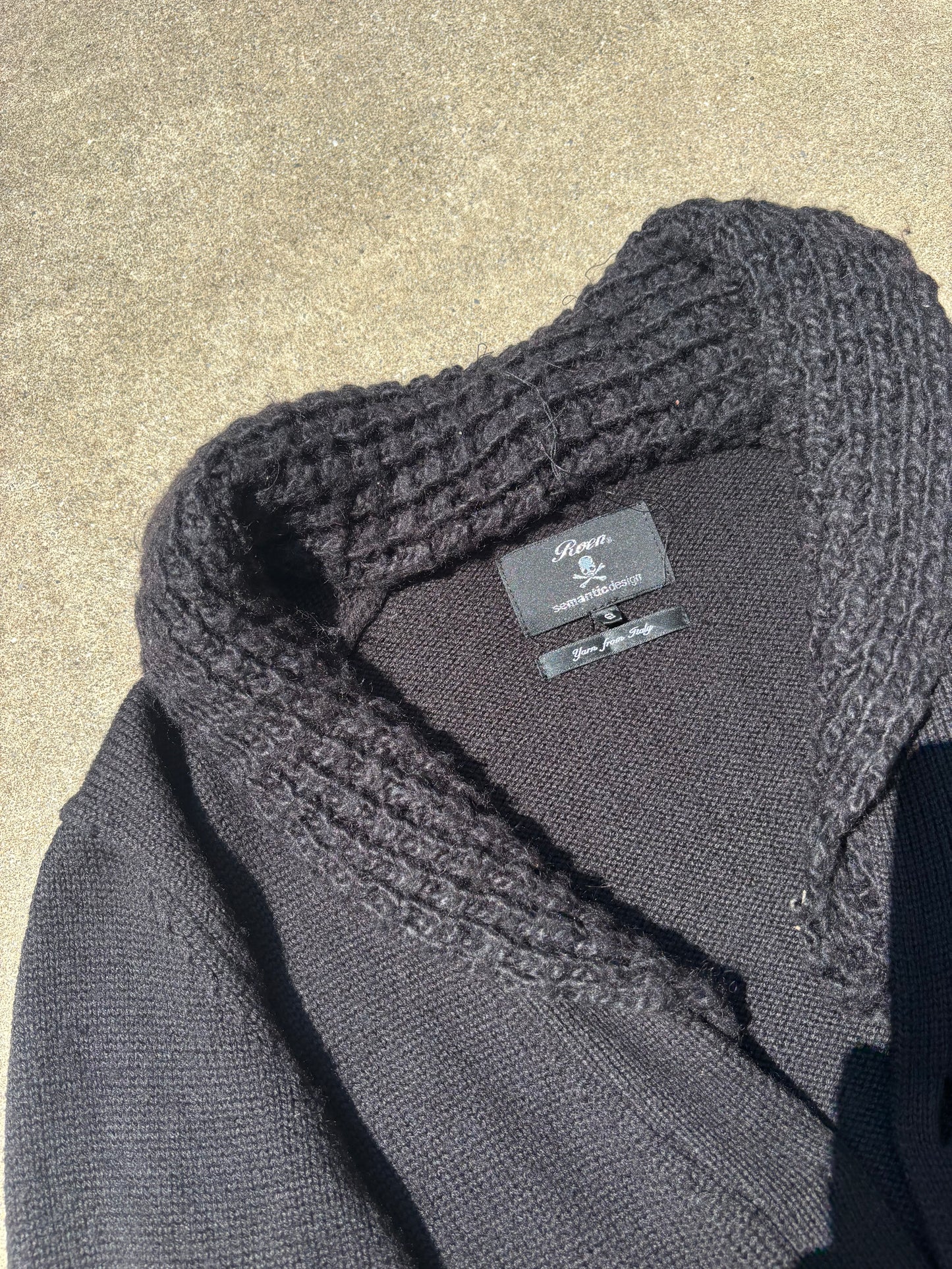 Roen by Semantic Design Skull Sweater (S)