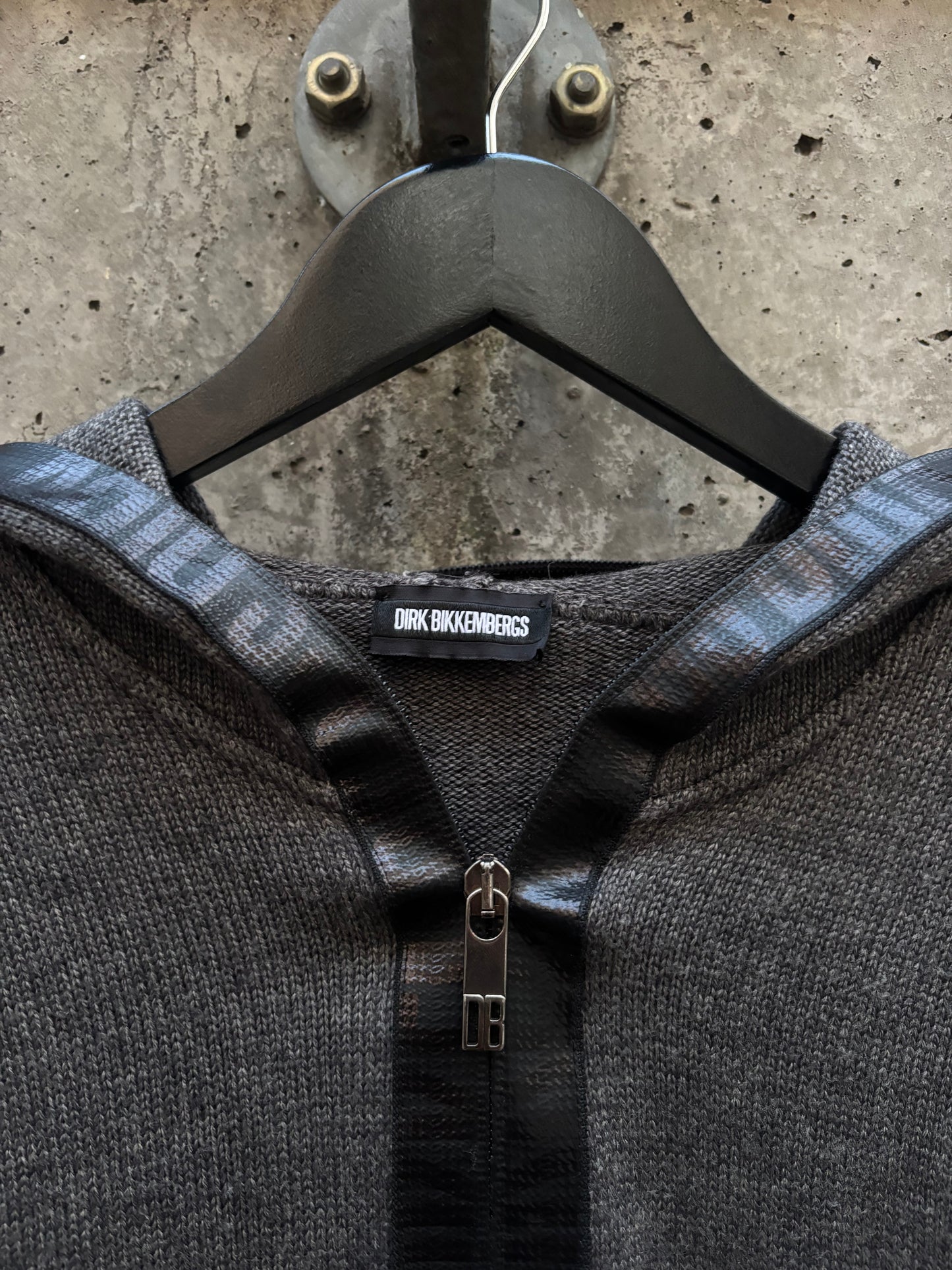 Dirk Bikkembergs Tape Seam Zip Hoodie (46)