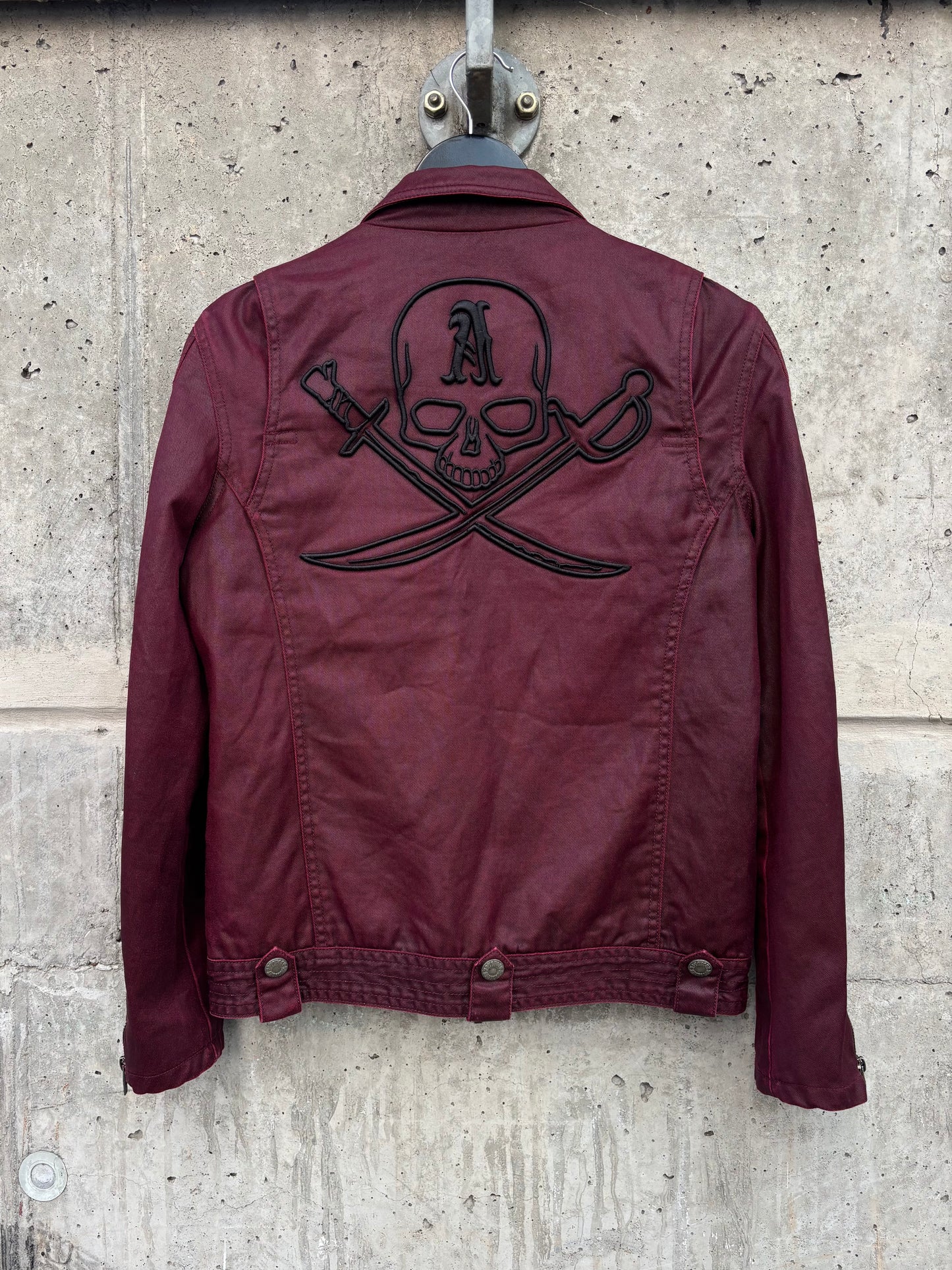 Abordage by Hiromu Takahara Skull Waxed Jacket (S)