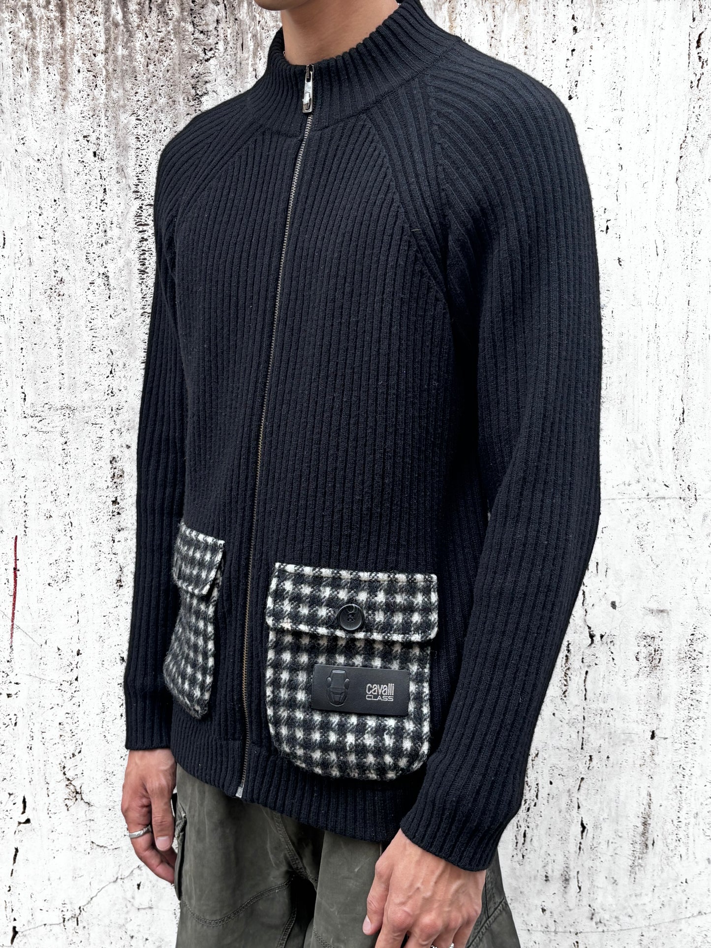 Roberto Cavalli Rip Knit Sweater (L)