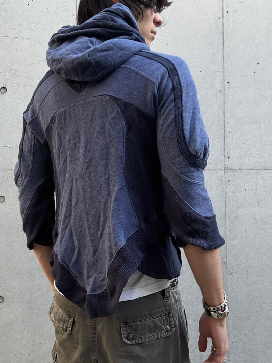 AW12 Undercover Multilayered Shortsleeve Hoodie (M)