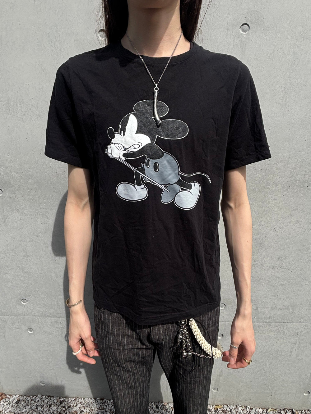 Number (N)ine Angry Mickey Tee (M)