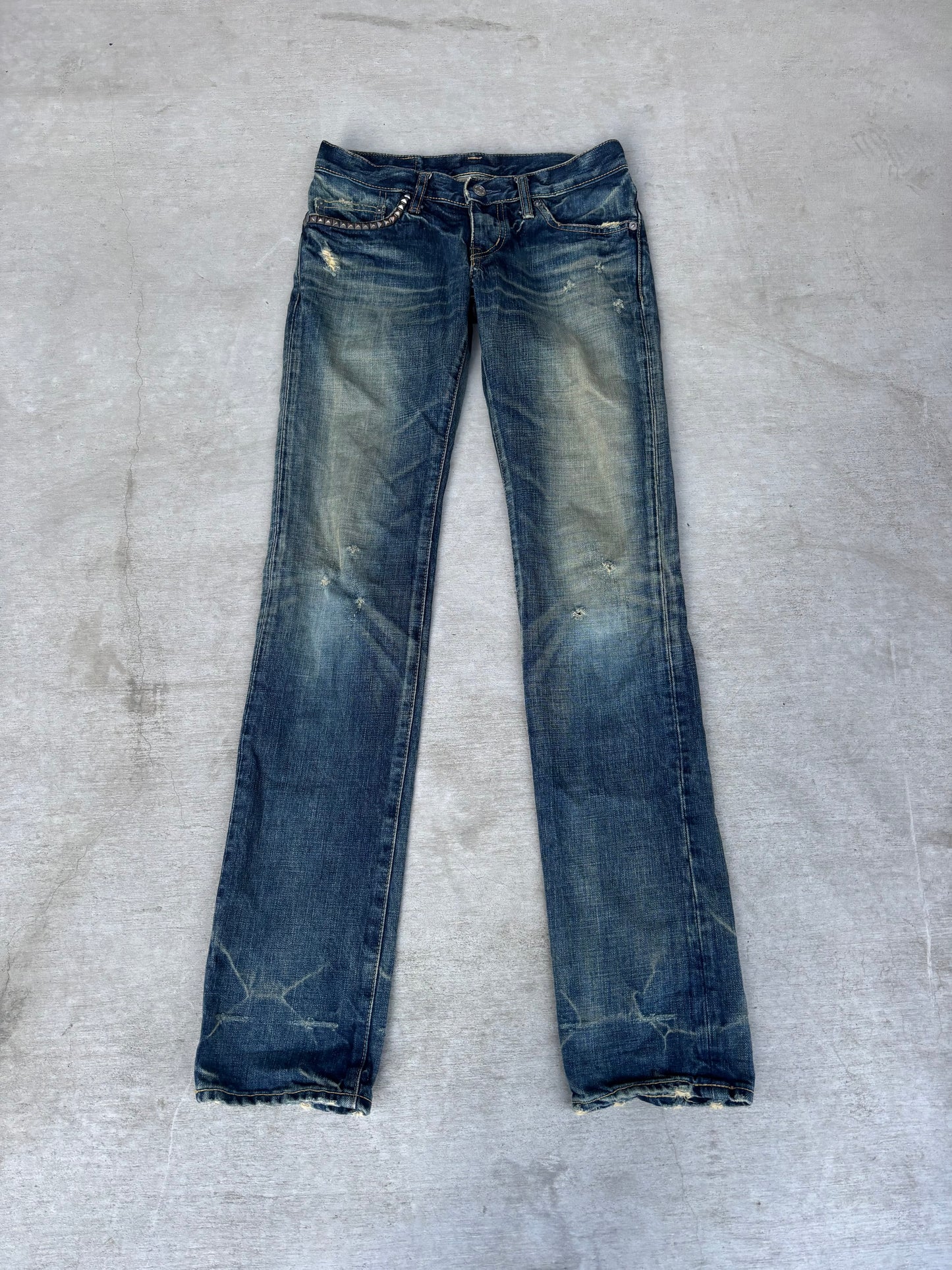 Hysteric Glamour Womens Studded Blue Denim (S)