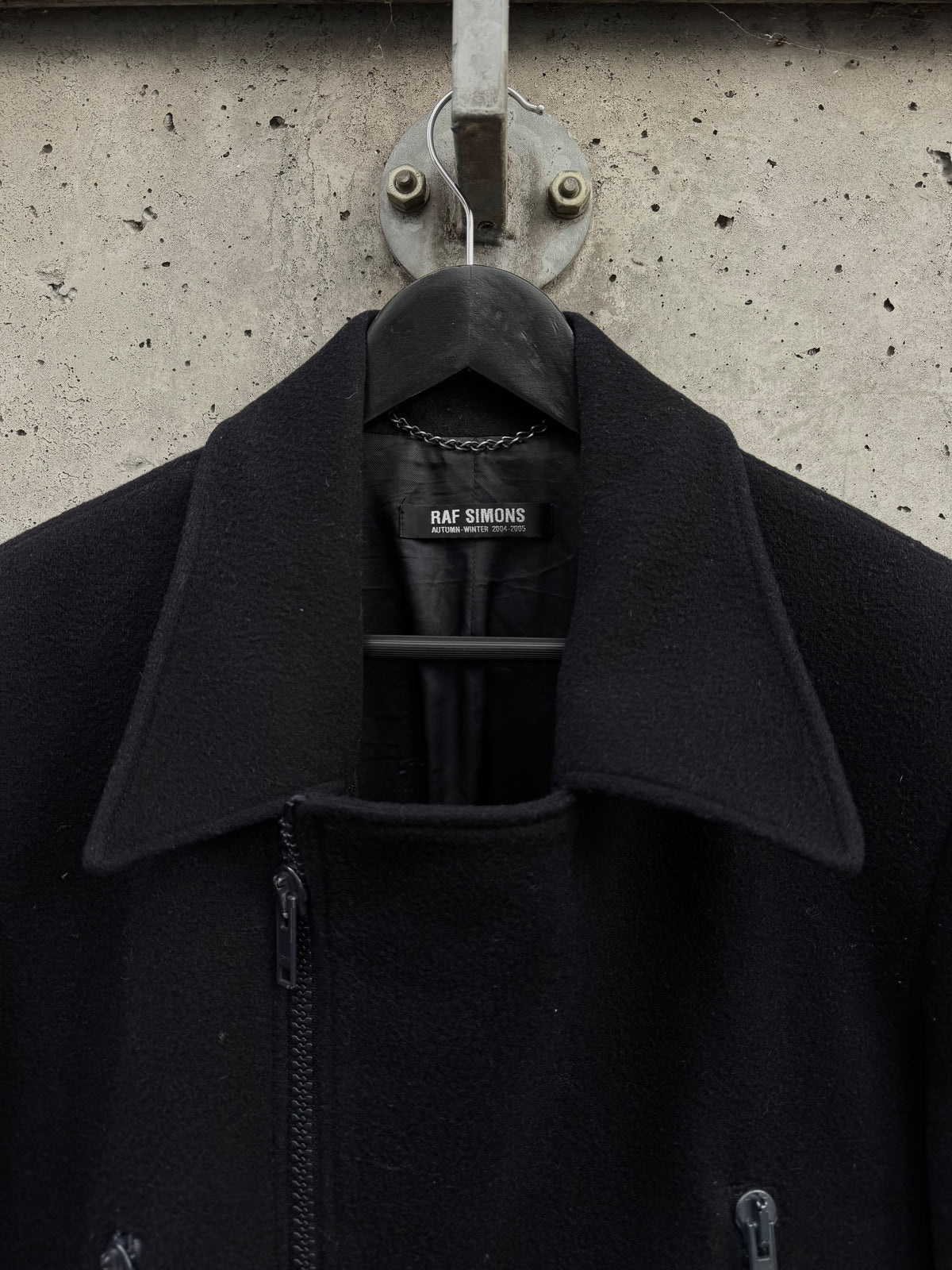 AW04/05 Raf Simons Waves Pea Coat (50)