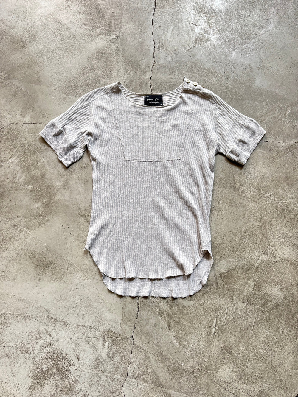AW/09 Number (N)ine „A Closed Feeling“ Rip Tee (XS)