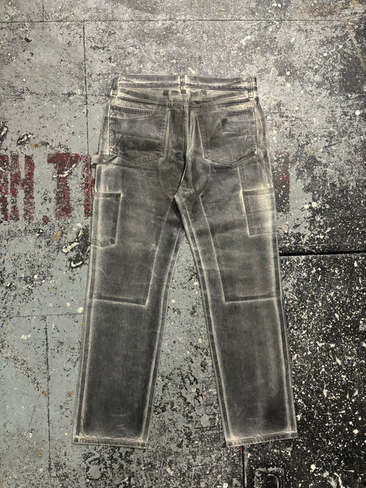 Helmut Lang Waxed Denim Jeans (34)